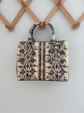 Michael Kors Camille Python Snake Small Handbag